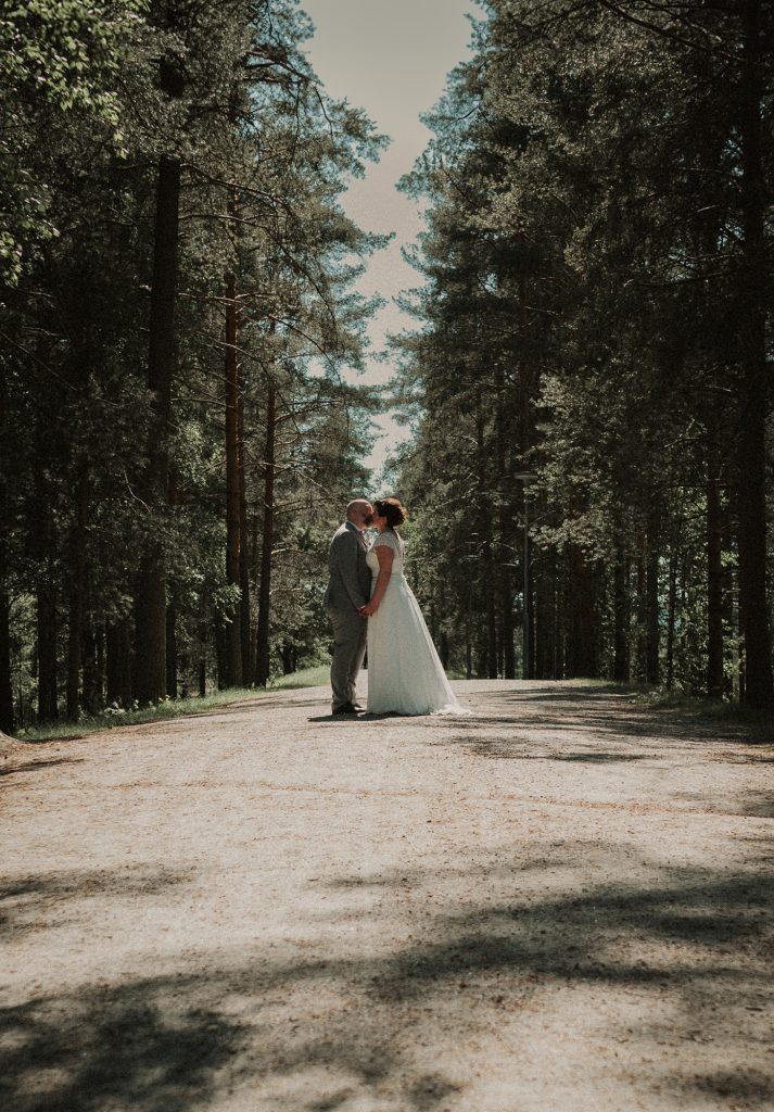 Hääkuvaus miljöössä.